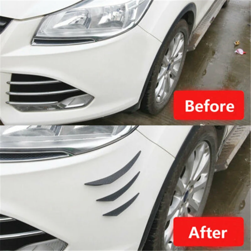 6 шт./компл. передний бампер разделитель для губ ребро воздушный нож авто комплект