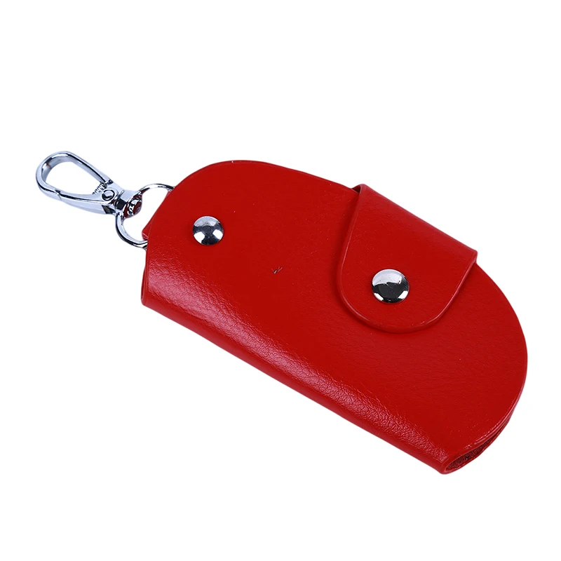 Кожаный брелок для ключей мужчин женщин ключ держатель Органайзер сумка коровья