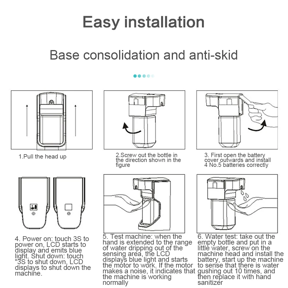 

Creative Practical Automatic Soap Home School Office Foams Dispenser Soap Pumper For Hands Washing Intelligent Sensor
