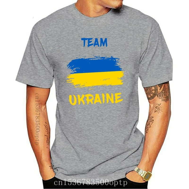 

New Customize Classic Team Ukraine Gift Kiev Crimea T Shirt Man Homme Slim Men's T Shirt 100% Cotton Anti-Wrinkle Top Quality