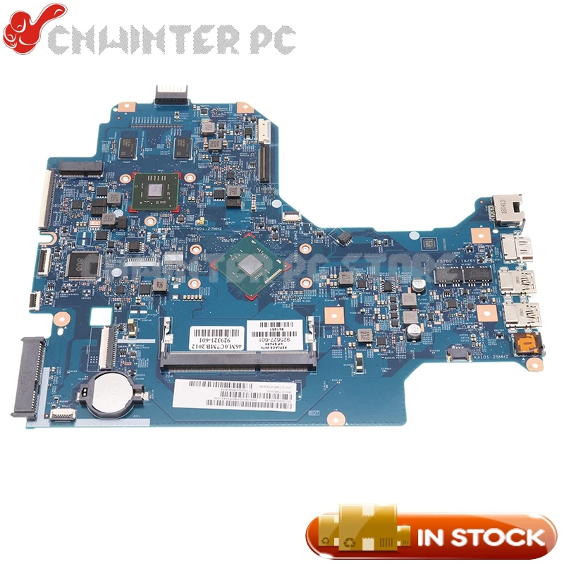 

NOKOTION For HP 17-BS 17-BS001DS Laptop Motherboard 925627-601 925627-001 16897-3 448.0C804.0031 SR2KL N3710 CPU AMD Radeon GPU