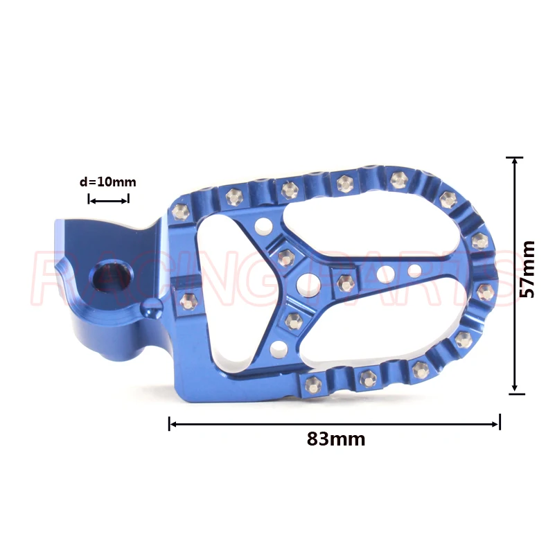 Подножки для мотоцикла с ЧПУ Алюминиевые подножки педаль YAMAHA Yz 125 250 Yz125 Yz85 Yz450f Wr250