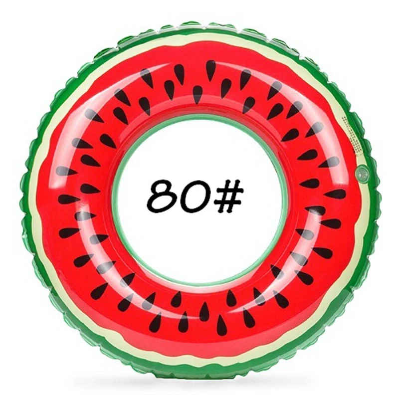 80 Кольцо для плавания, надувное кольцо для плавания с фруктами, плавающее кольцо для обучения, плавающий каяк для взрослых, детский плавательный бассейн, игрушка спасательный круг - Цвет: 80