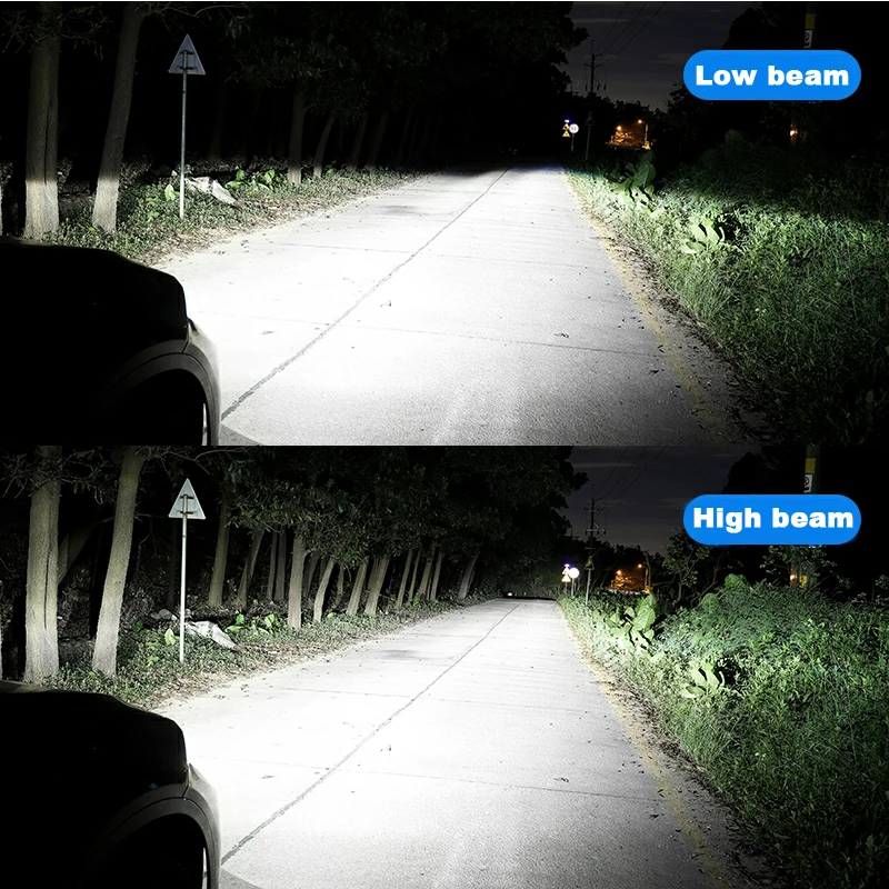 2x автомобильная светодиодная лампа для фары Противотуманные H11 9006 HB4 9005 HB3 H4 H7 H8 H1