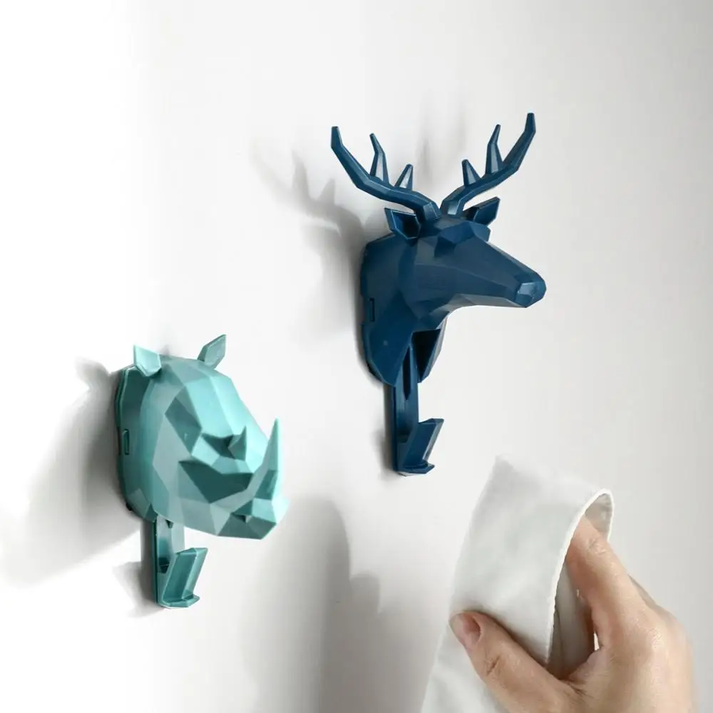 1 шт. настенный винтажный крючок для одежды шапки шарфа оленя|Крючки и