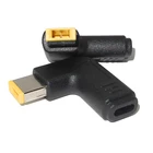 USB C 3,1 Type C Female до прямоугольника мужской PD эмулятор триггер под углом DC адаптер питания с позолоченными контактами квадратный конвертер для Lenovo Thinkpad
