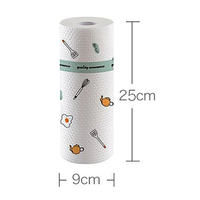 

Disposable Cleaning Towels Reusable Kitchen Dishes Cloths Non Woven Wipe Wet Dry AC889