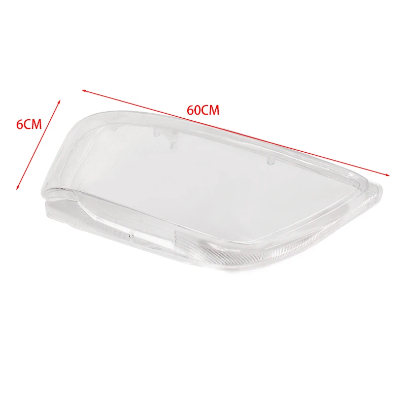 

2X Car Headlight Headlamp Plastic Clear Shell Lamp Cover Replacement Lens Cover 60cmx6cm For Mazda 6 2003-2008 Car Lights Shell
