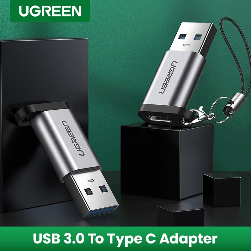 адаптер ugreen usb type c папа usb 30 к usb 31 тип c мам