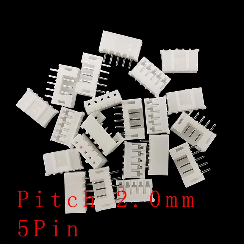 100 шт. PH2.0 5 Pin шаг 2 0 мм JST Пластик Корпус оболочки муфтовый стыковочный переводник +