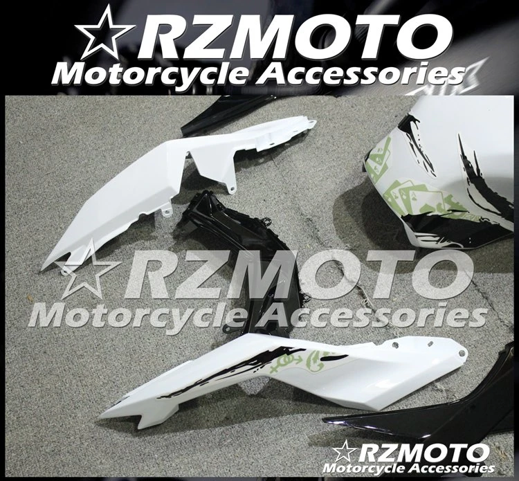 

High quality New ABS Motorcycle Fairings Kit Fit for Kawasaki Ninja300 ZX300R EX300 300R 2013 2014 2015 2016 2017 Black White