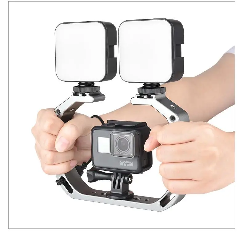 Съемка телефона клетка для Canon Nikon iPhone Xs Max X 8 7 Gopro 5 6 ручной видео Rig DSLR камеры