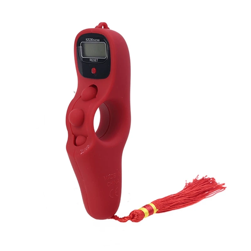 Портативный Ручной цифровой счетчик бусин игра на палец игрушка автоматическое