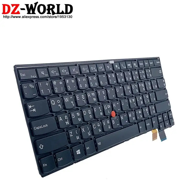 Новая Оригинальная тайская клавиатура TH с подсветкой для ноутбука Lenovo Thinkpad 13 S2 2nd