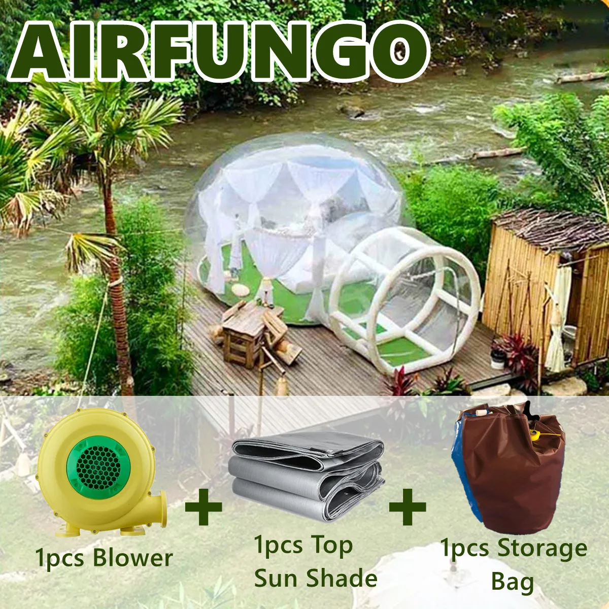 

Outdoor Romantic Inflatable Tent Top Clear Transparent Bubble tent Inflatable Bubble Dome Tent