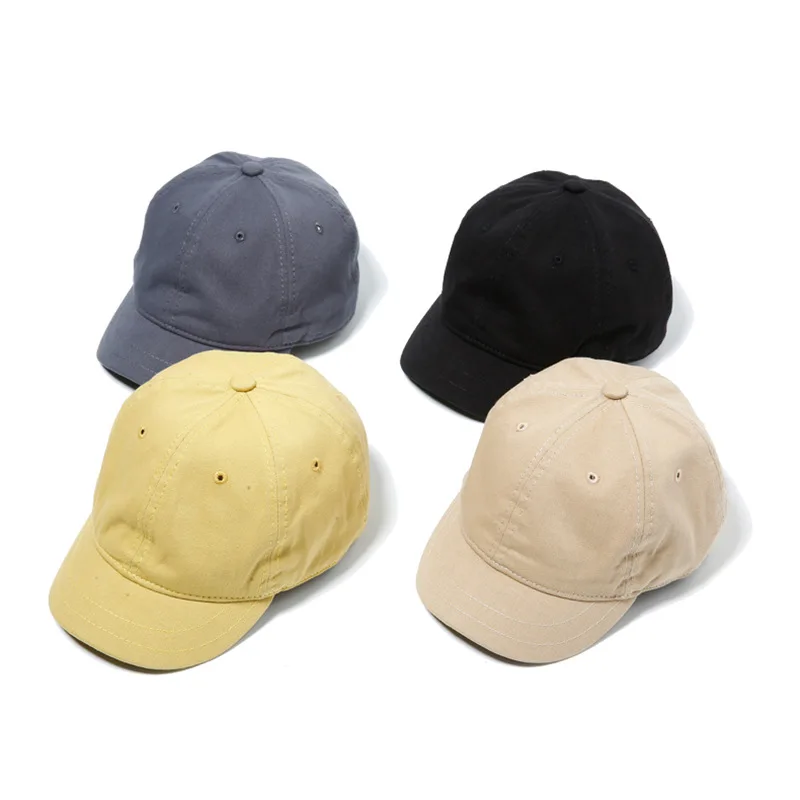 Высокое качество унисекс хлопок открытый короткий край бейсбольная Кепка Snapback модные спортивные шапки для мужчин и женщин Кепка