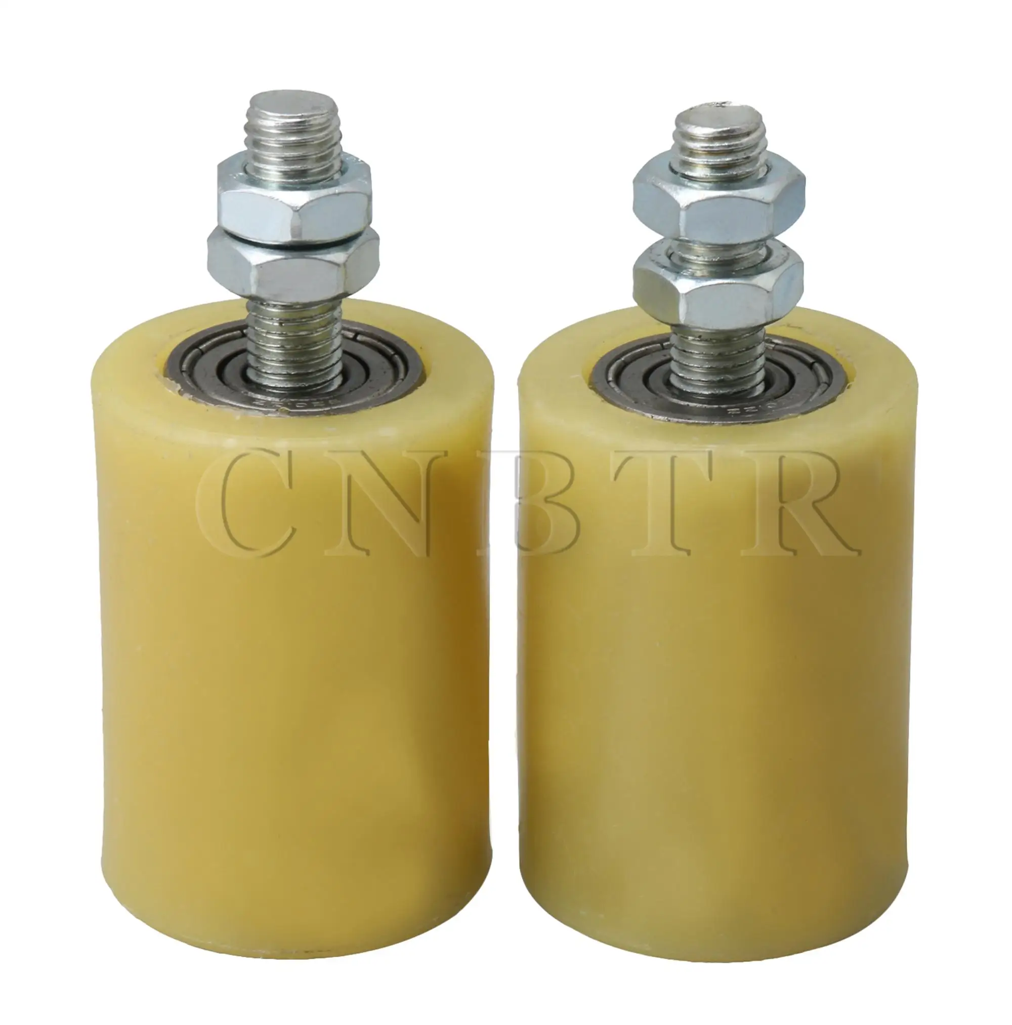 CNBTR 2PCS M12 Thread 50x70mm PP Steel Roller Bearing Guiding Wheel for Electric Gate | Other Tool Parts