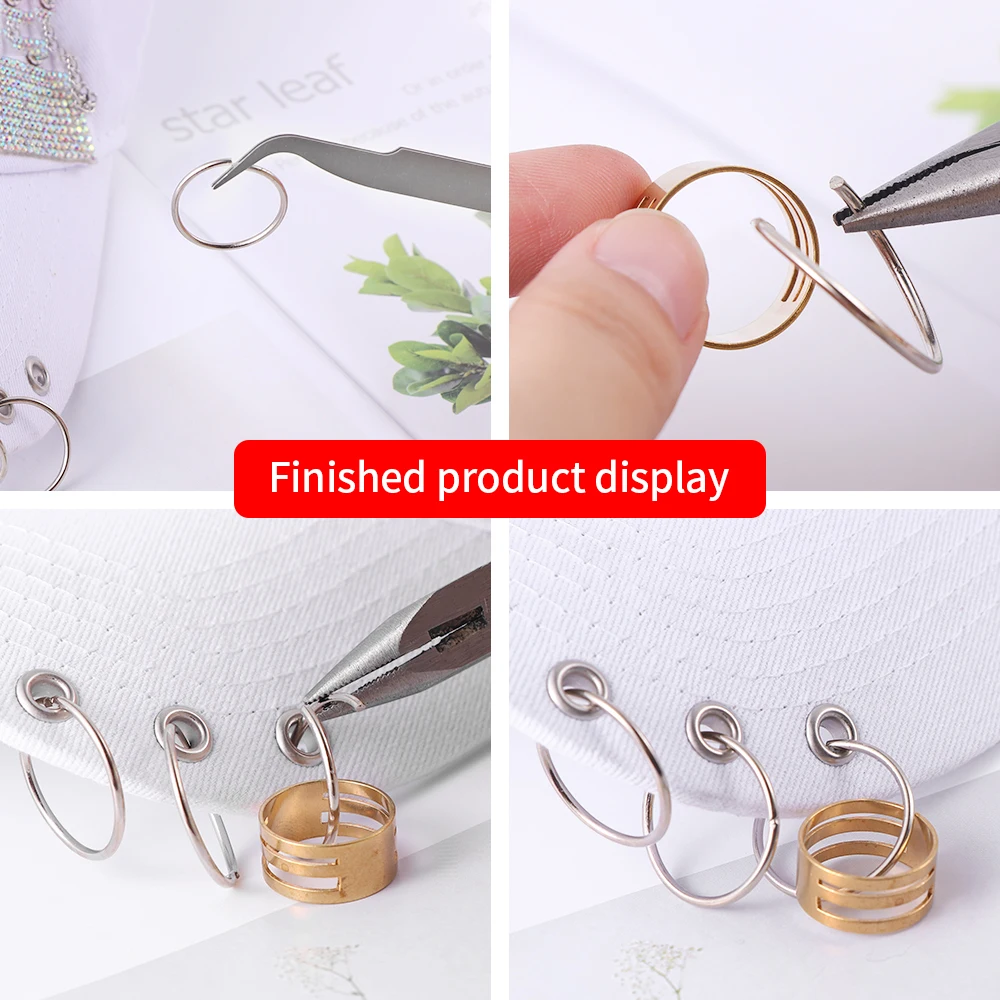 8Pcs/Set Jewelry Making Tool Kits Pliers Set With Round Nose Plier Side Cutting Pliers Wire Cutter Scissor Beading Tweezers