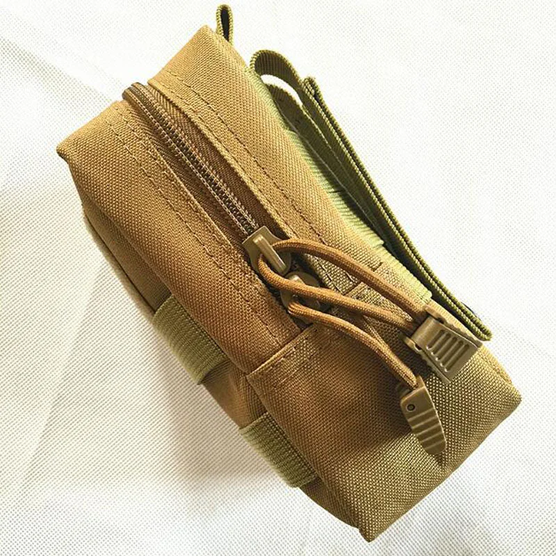 Тактическая уличная поясная сумка многофункциональная EDC Molle на молнии для