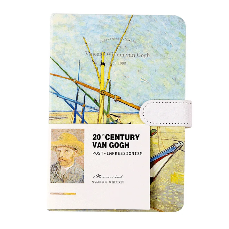 Ван Гог Картина маслом из искусственной кожи Обложка В Твердом Переплете Тетрадь