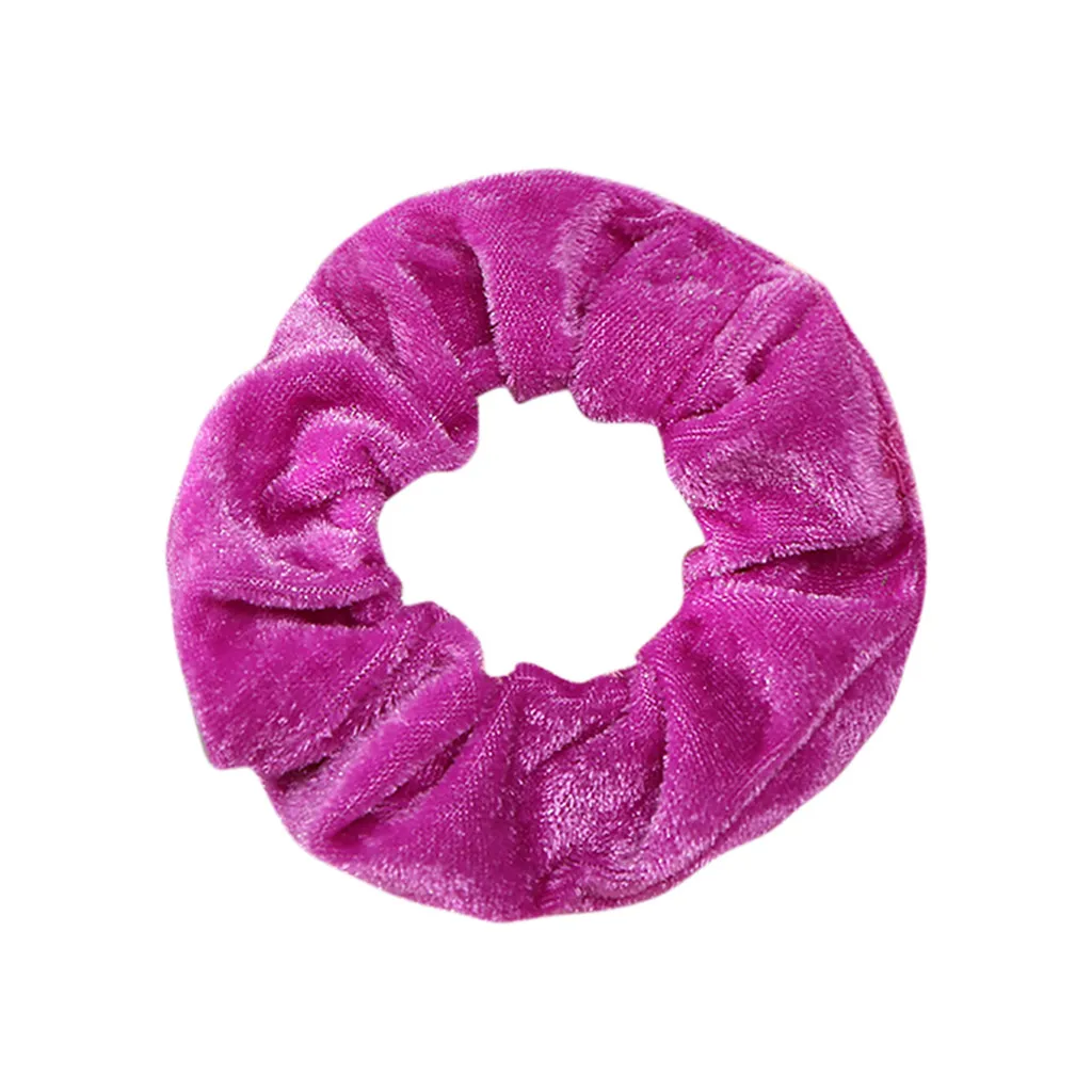 1 шт. Velluto Scrunchies Fasce Accessori Per Capelli Donne Ragazze Capelli Elastici Cravatta In Gomma anello corda per cape