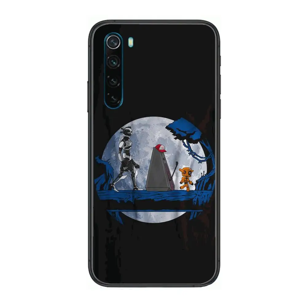 

Love,Death&Robots case cartoon Phone Case For XiaoMi Redmi Note 9S 8 7 6 5 A Pro T Y1 Anime Black Cover Silicone Back Pretty