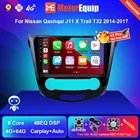 Автомагнитола 2din Android для Nissan Qashqai J11 Nissan X Trail T32 2014-2017 мультимедийный видеоплеер навигация GPS автостерео