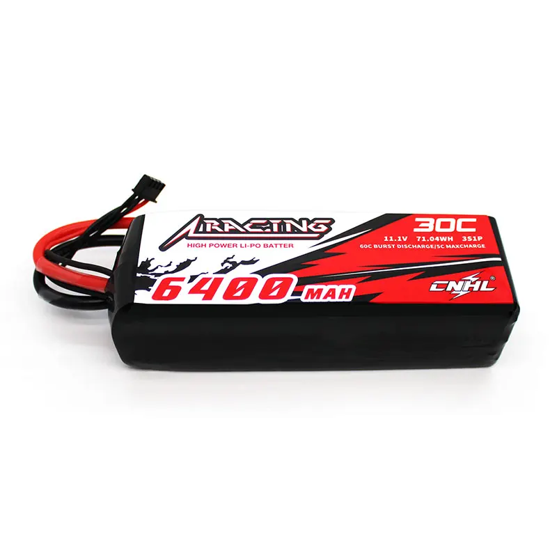2 блока CNHL Racing Series 6400 мАч 11 1 В 3S 30C Lipo аккумулятор мягкий корпус с TRX штекером для