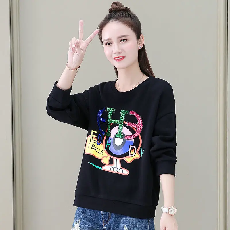 

Short hoodless sweater women spring and autumn wear 2021 new style Korean fashion brand fashion western style
