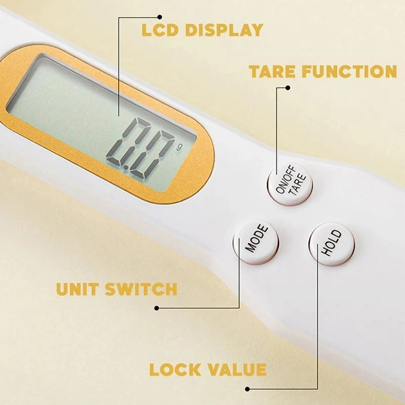 

Newly Baking Measuring Spoon 500g Kitchen Scales Electronic LCD Digital Spoon S66