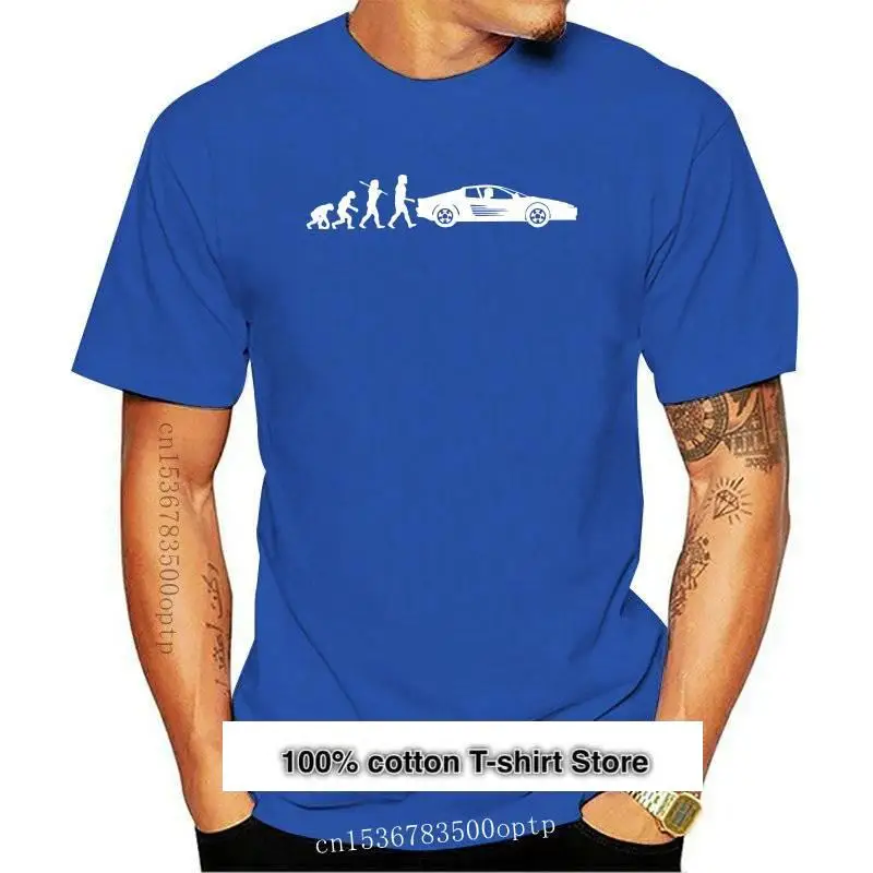 

Camiseta de Evolution de hombre, playera clásica de Testarossa
