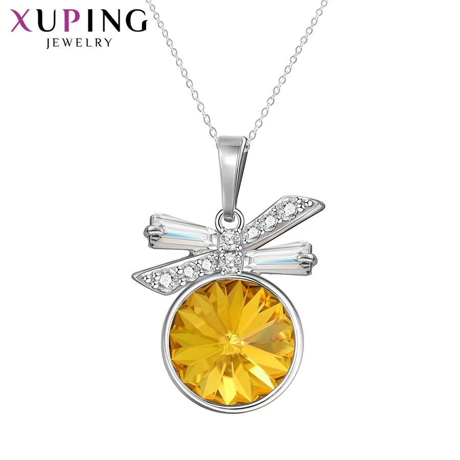 Ювелирные изделия Xuping лидер продаж элегантные женские кристаллы ожерелье с