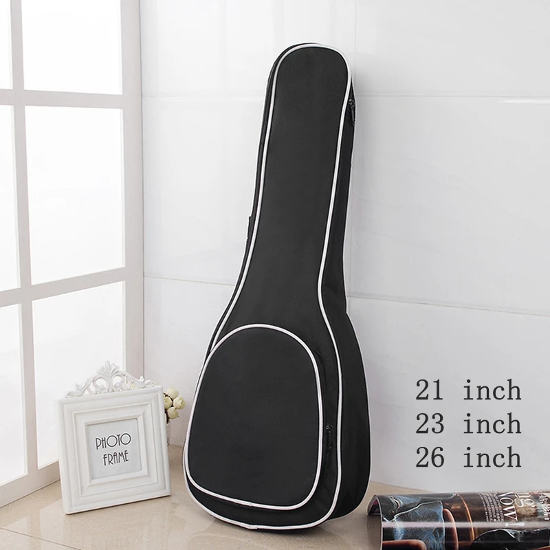 21 / 23 / 26 Inch Ukulele Bag  Portable 5mm Sponge Soft Case Gig Ukulele Mini Guitar Waterproof Backpack