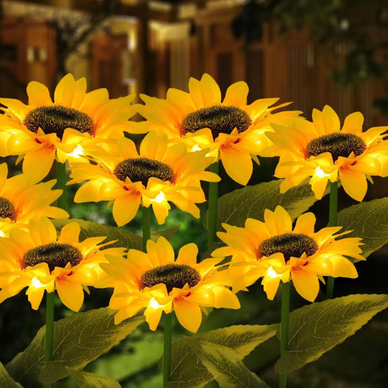 Уличные садовые фонари на солнечной батарее 2 шт. светодиодные лампа для газона