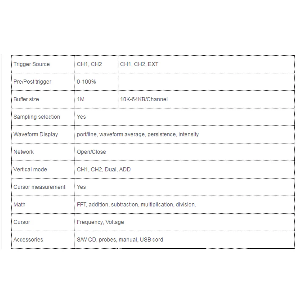 

Handheld Portable Oscilloscope 2 Channels 20Mhz 6022BE USB Digital Storage Virtual Oscilloscope Testing Tools Osciloscopio