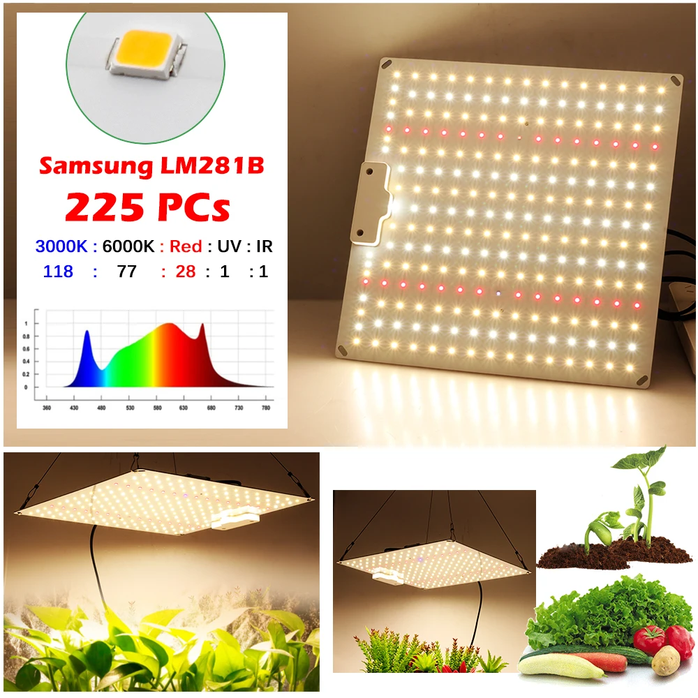 1000W Samsung LM281B Full Spectrum LED полный спектр светодиодов Quantum Sunlike лампа для выращивания