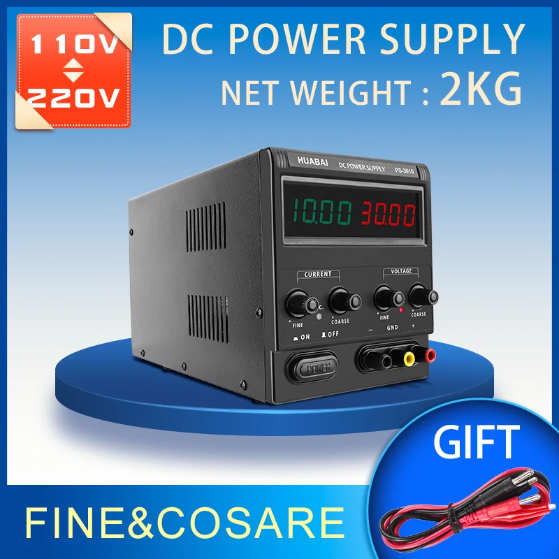 Лабораторный импульсный источник питания 30 В 10 А постоянный ток 110 и 220