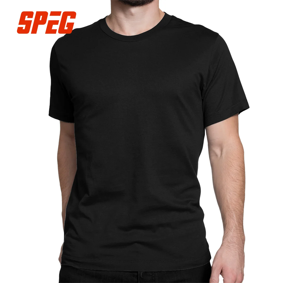 

Men's Pure Solid Color T-shirt Without Printing Cotton Clothing Funny Short Sleeve Crew Neck Tees Birthday Present T-Shirt