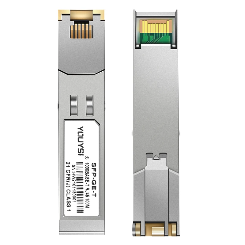 Модуль SFP YOUYSI 1000M RJ45 гигабитный модуль трансивера совместимый с Mikrotik/Cisco