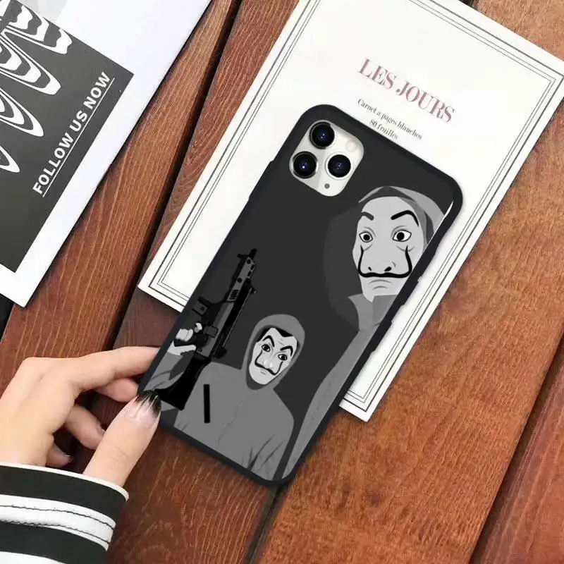 

Money Heist House Paper Phone Case for iPhone Samsung Xiaomi note A 6 7 8 9 11 12 20 Pro X XS Max XR Plus mobile bags