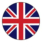 Круглый ковер с изображением британского флага Великобритании, Нескользящие Коврики для гостиной, спальни, офисного стула, татами, для балкона, дома, круглый ковер