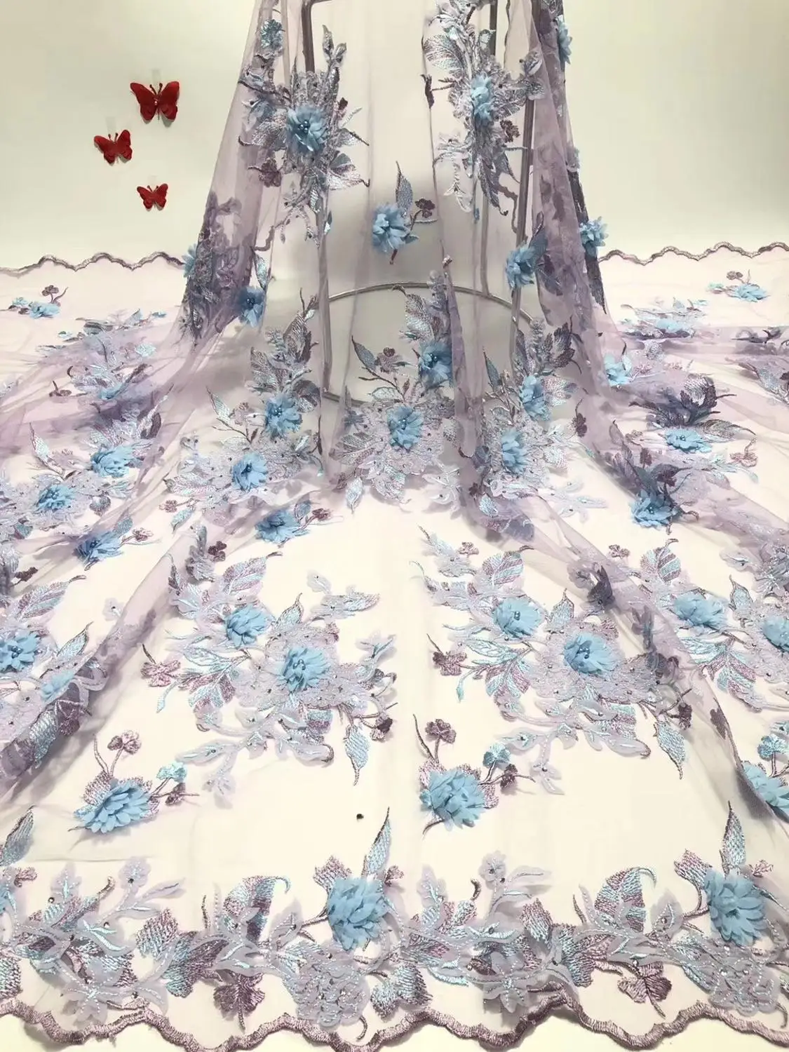 Африканская кружевная ткань 2020 вышитое кружево в нигерийском стиле высокого