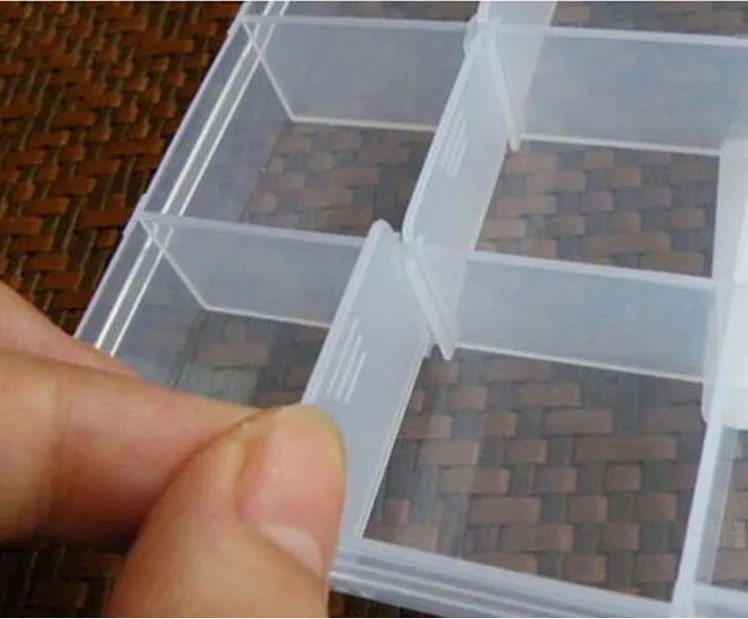 Регулируемый пластиковый органайзер для рыболовных приманок 15 ячеек | Спорт и