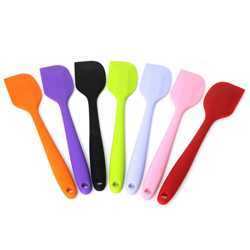 Силиконовый шпатель для крема скребок антипригарный термостойкий инструмент