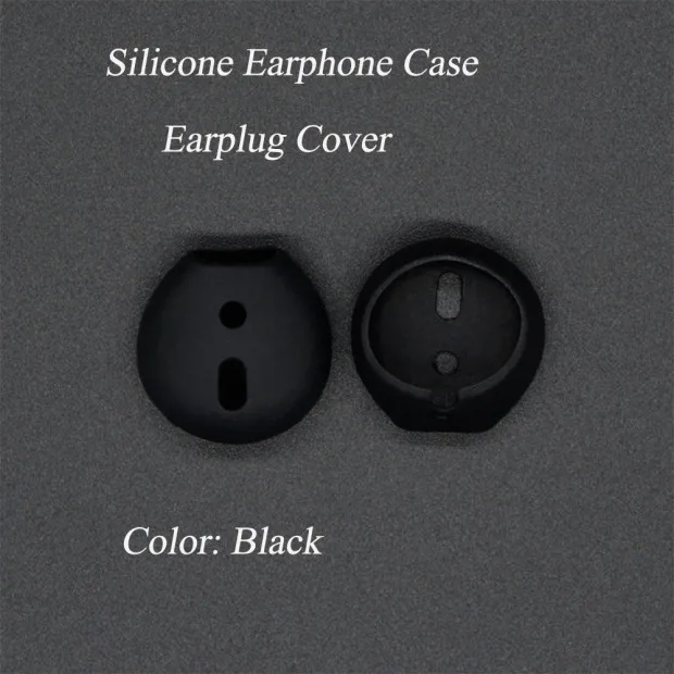 Black Headphone plug 3D Санта дерево Лось мультяшная гарнитура чехол для AirPods 1 2 беспроводные bluetooth наушники чехол для AirPods веселые рождественские аксессуары - Цвет: Black Headphone plug