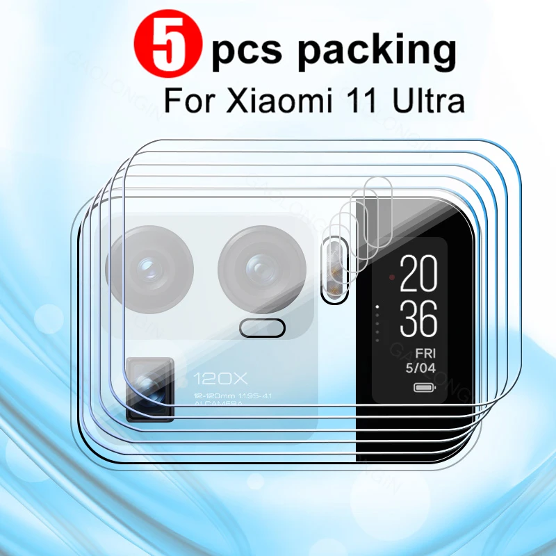 5pcs full cover camera screen protector for xiaomi mi 11 ultra lens film for xiaomi mi 11 ultra lite tempered glass protective free global shipping