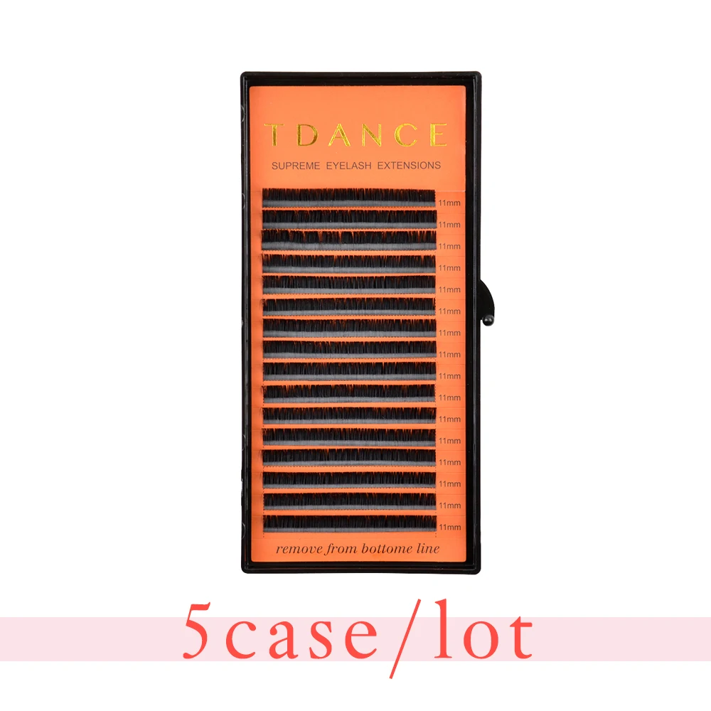 Ресницы для наращивания TDANCE 5 футляров/Лот поставки профессиональные накладные