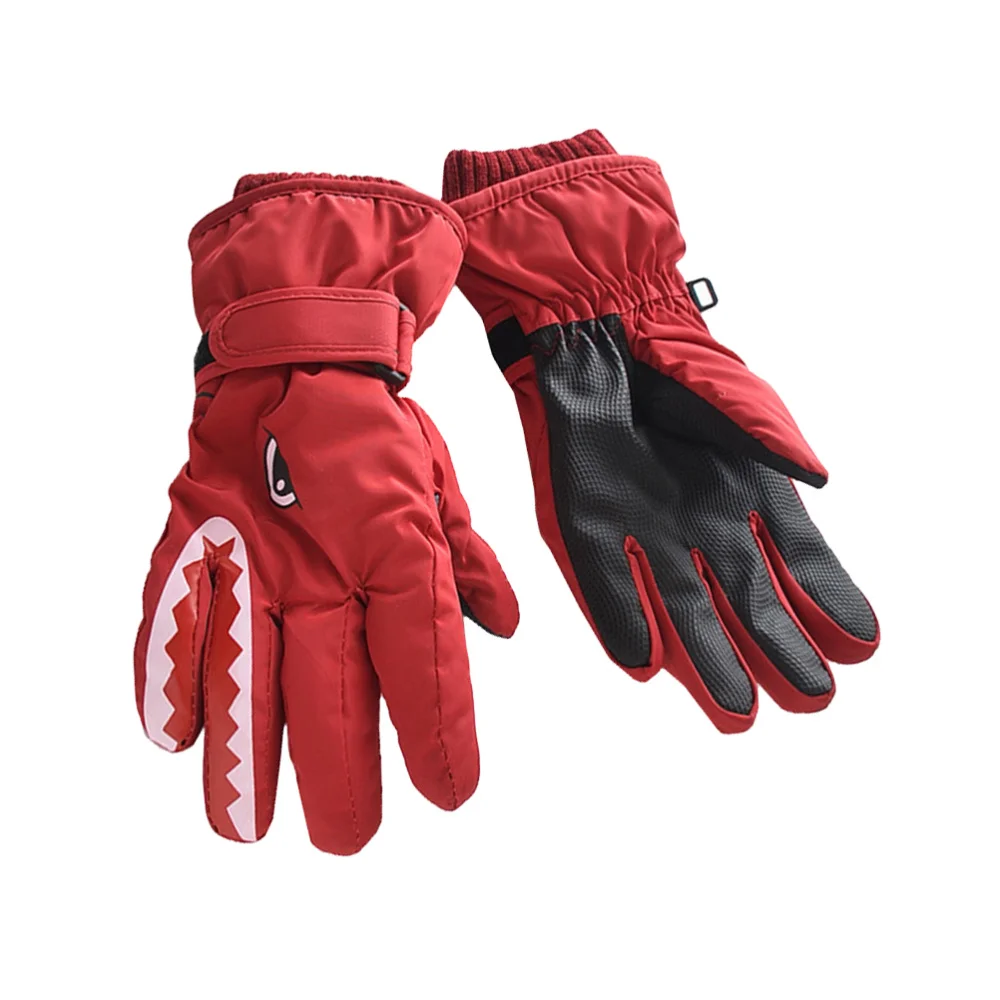 

1 Pair Portable Outdoor Kids Ski Practical Riding Sports Finger for Mountain Climbing Hiking (Random Color