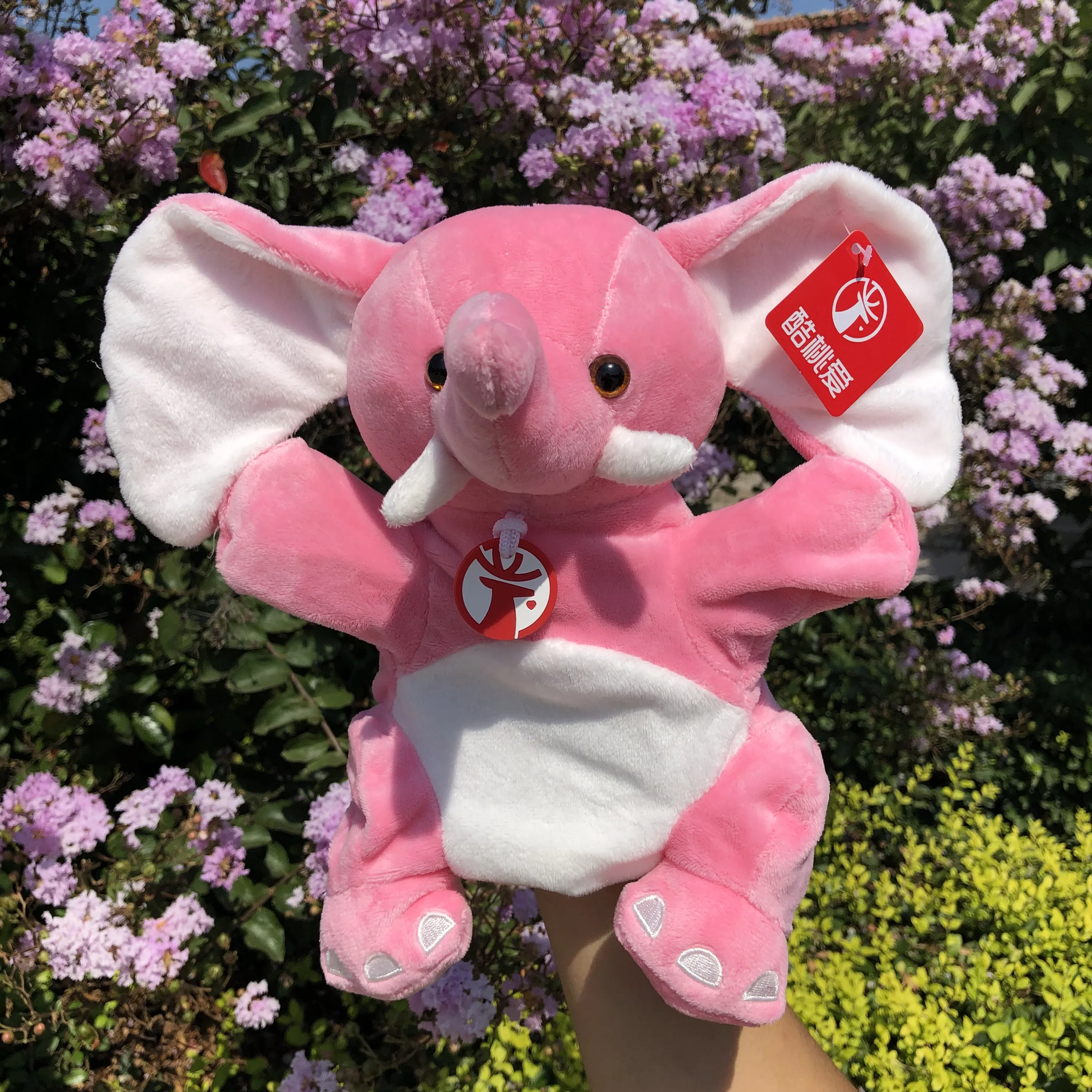 30 см цвета Kawaii крошечное животное ручная марионетка куклы плюшевые игрушки слон