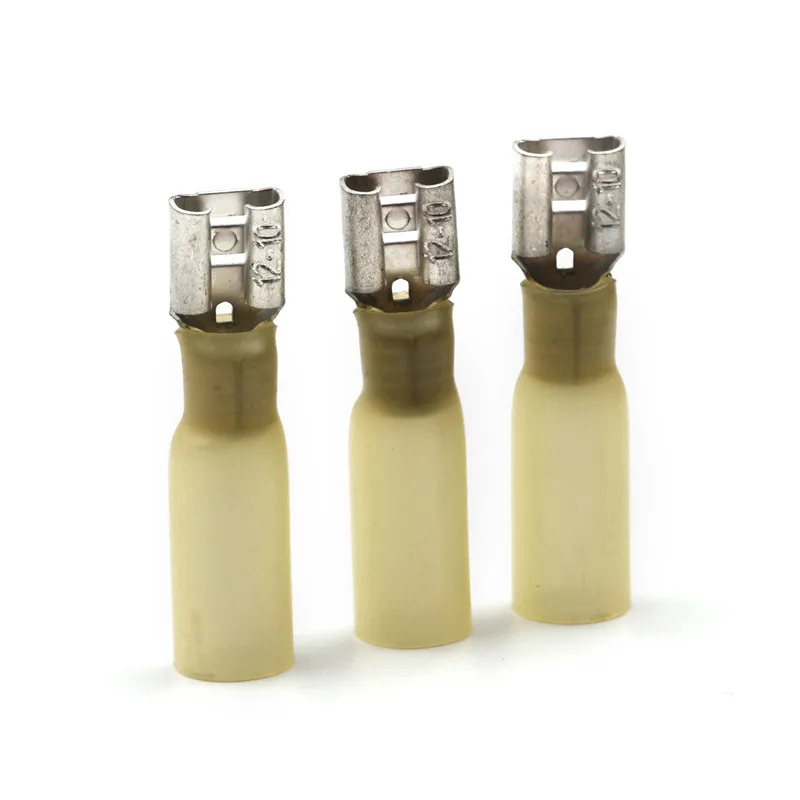 10 шт. обжимные клеммы гнездовой изолированный Соединительный Кабельный